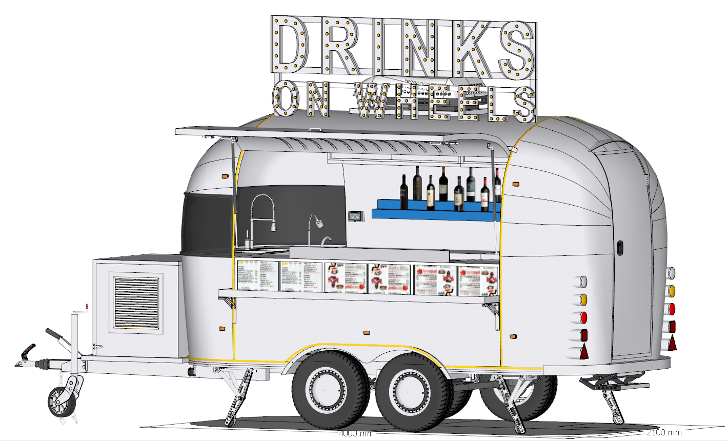 R-stream Compact 400 Drinks on Wheels