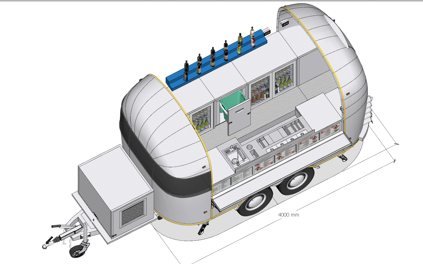 R-stream Compact 400 Drinks on Wheels