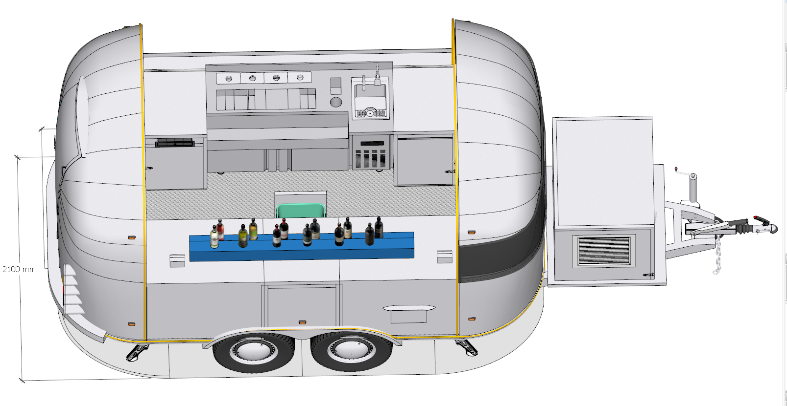 R-stream Compact 400 Drinks on Wheels