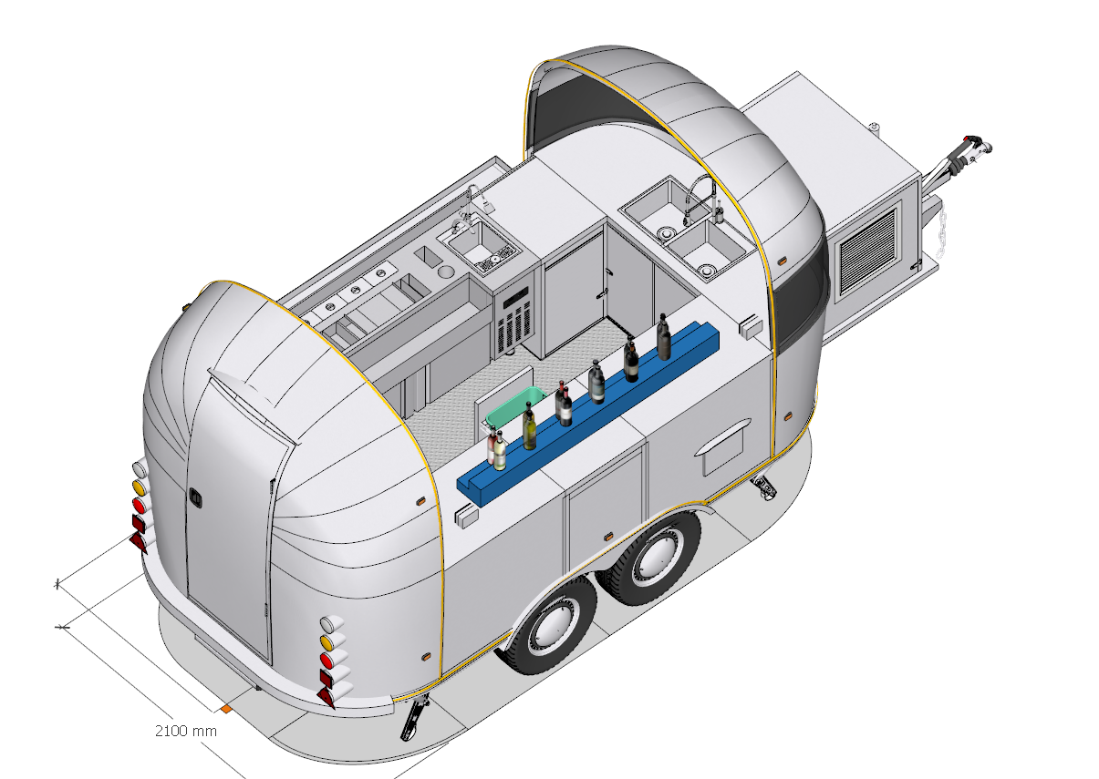 R-stream Compact 400 Drinks on Wheels